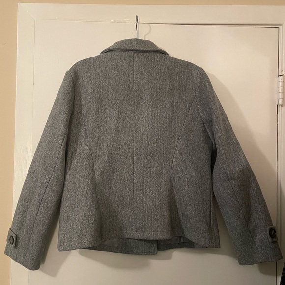 Grey Allegra K Women’s Double Breasted Pea Coat Size XL- never worn! - Picture 6 of 9